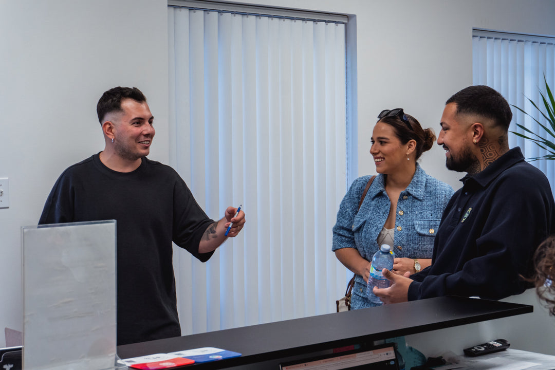 Maple Tattoo Supply staff and attendees connecting at the July 31st in-store event