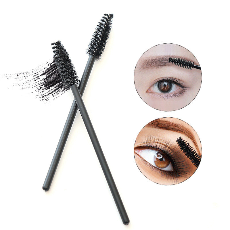 100x Wimpernbürstchen Einweg – Fuchsia Pink, Praktisch Für Mascara & Augenbrauen, Hygienisch