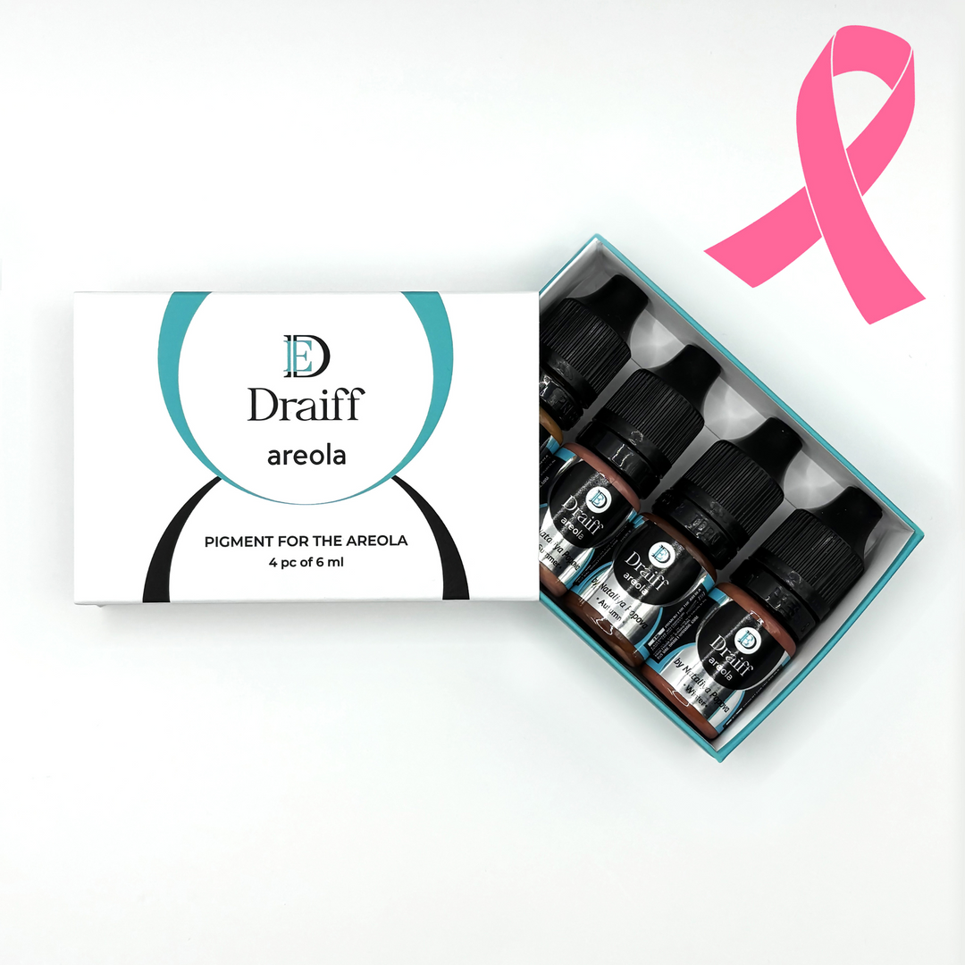 Pigments Draiff pour aréoles - Pigments de maquillage permanent