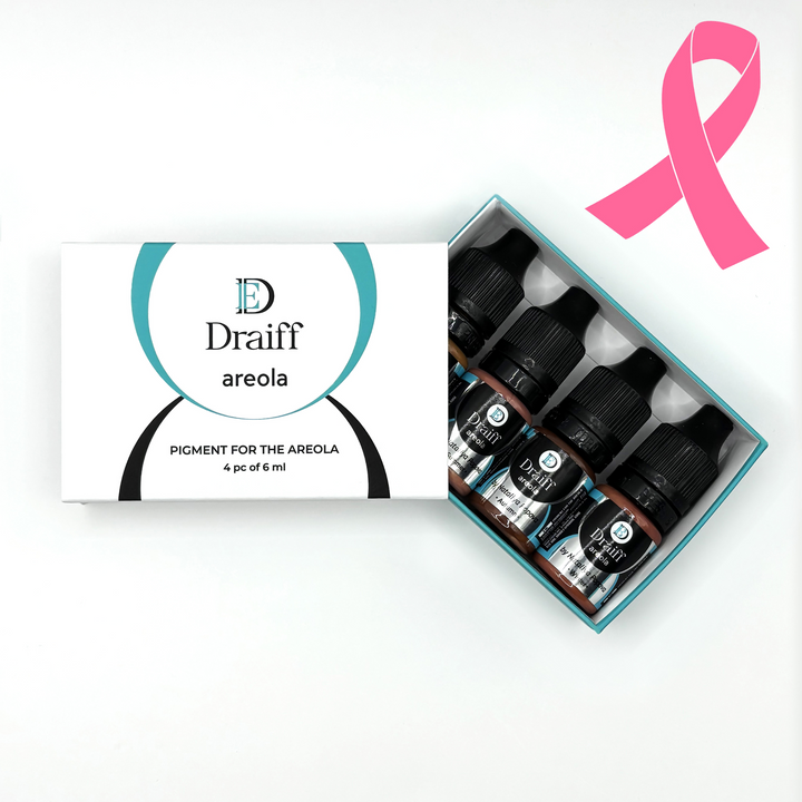 Pigments Draiff pour aréoles - Pigments de maquillage permanent