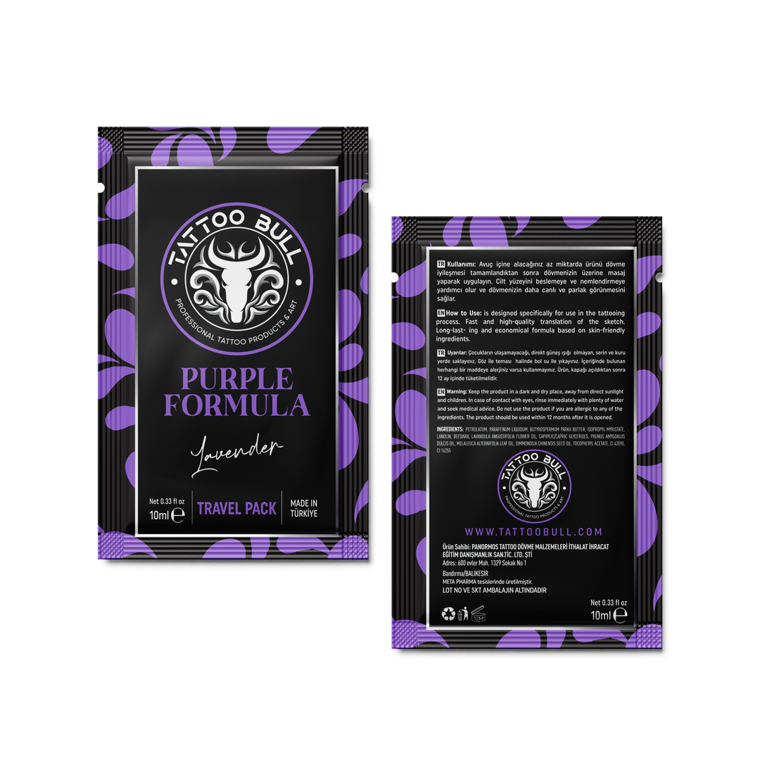 Pommade et soins de tatouage Bull Purple Formula, étui de 60
