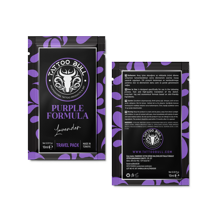 Pommade et soins de tatouage Bull Purple Formula, étui de 60
