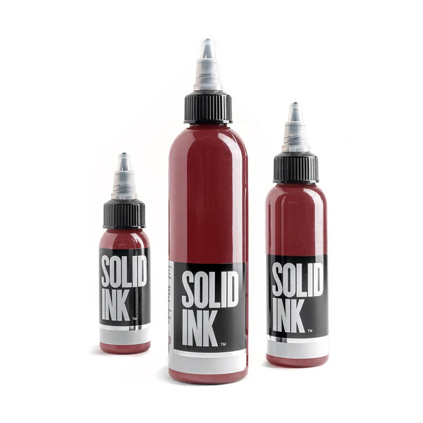 Solid Ink Burgundy Tattoo Ink