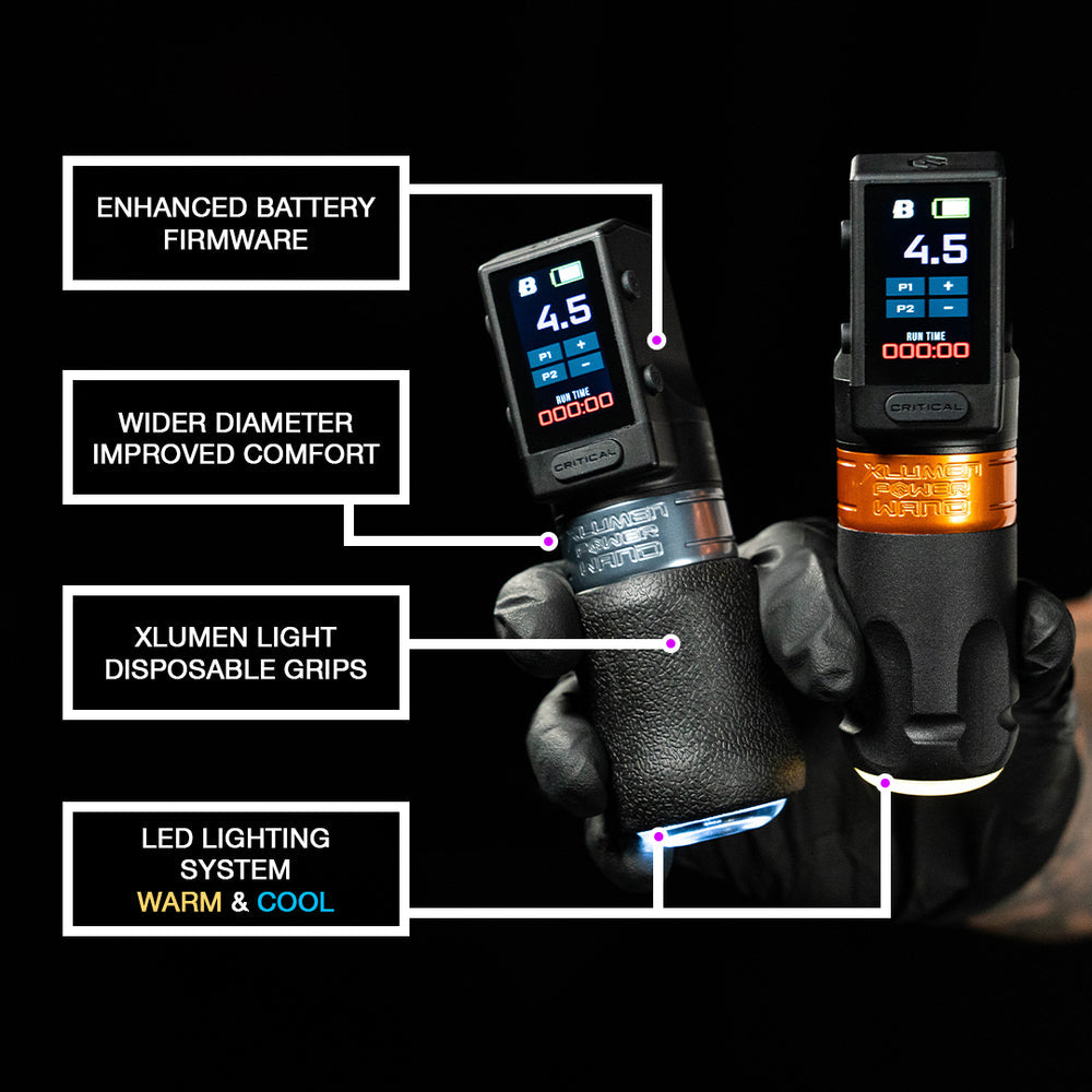 Bishop XLumen — Wireless Tattoo Machine System with Built-in Light (Pre-Order)