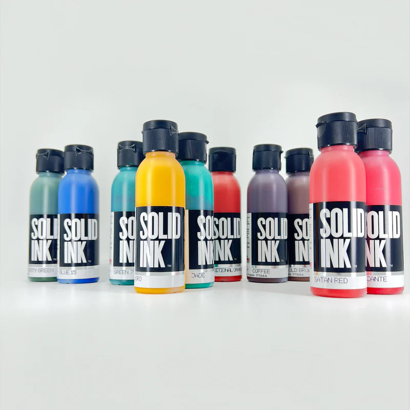 Solid Ink Old Pigments Set – Maple Tattoo Supply