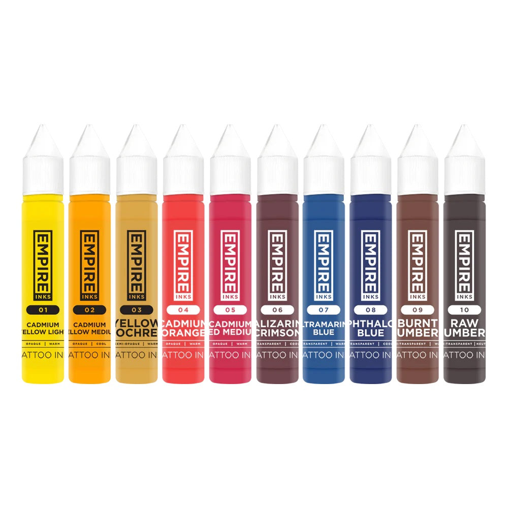 Empire Inks 10 Color Set Tattoo Ink
