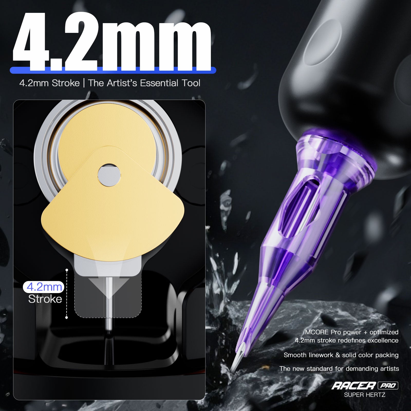 Mast Fold Pro Tattoo Machine – Year of the Snake Limited Edition