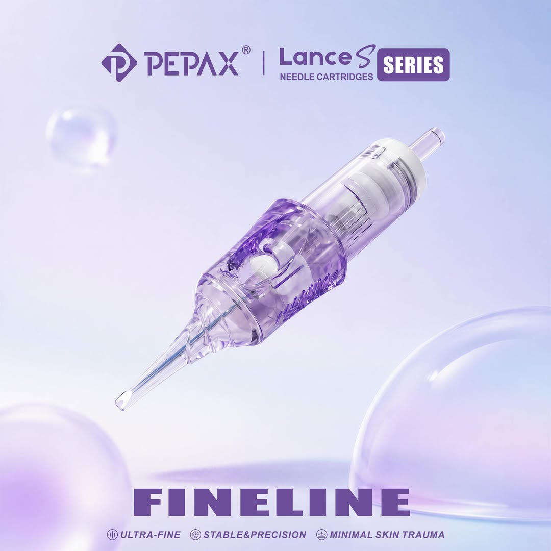 PEPAX Lance S Fineline Round Liner cartridge needles detail