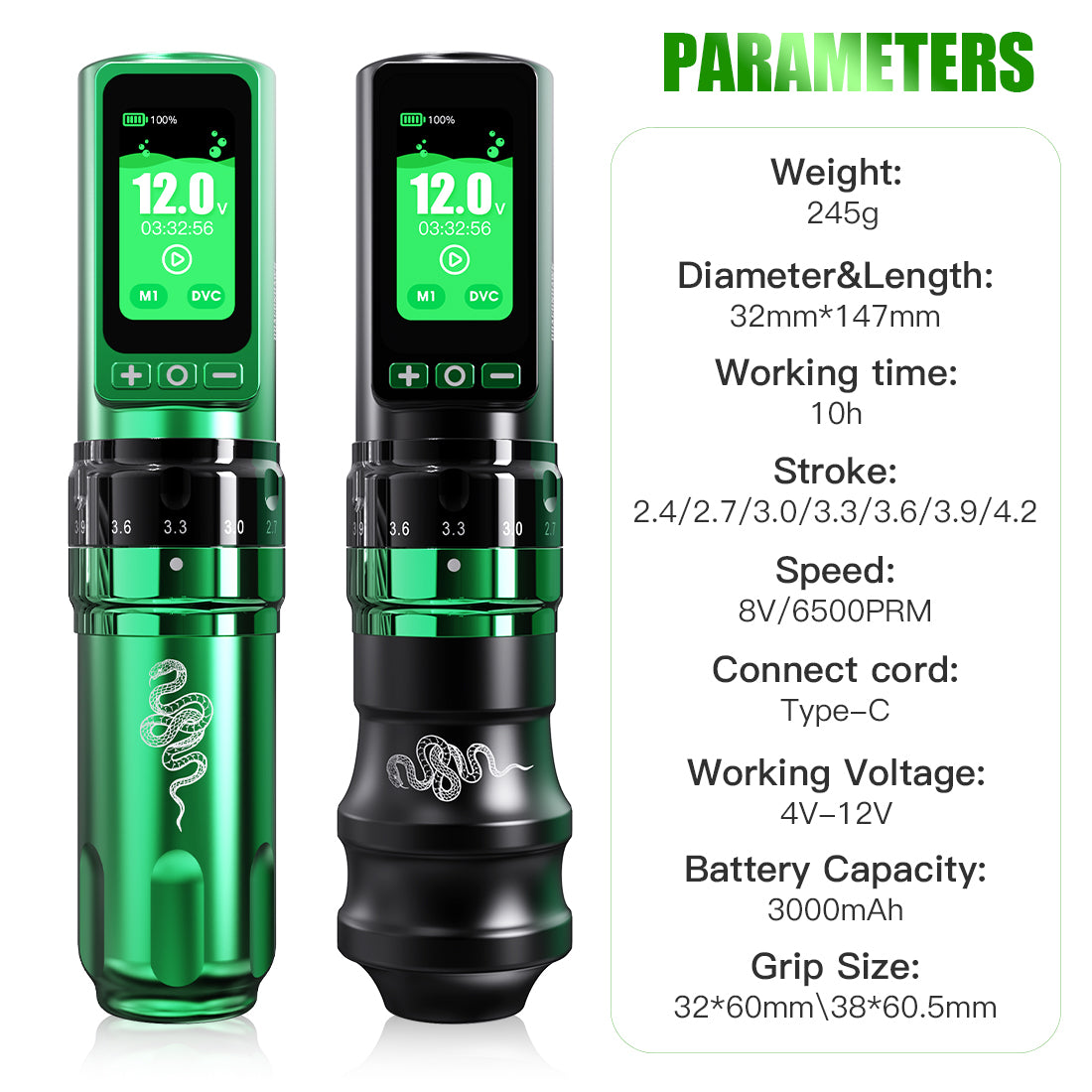 Mast Fold Pro Tattoo Machine – Year of the Snake Limited