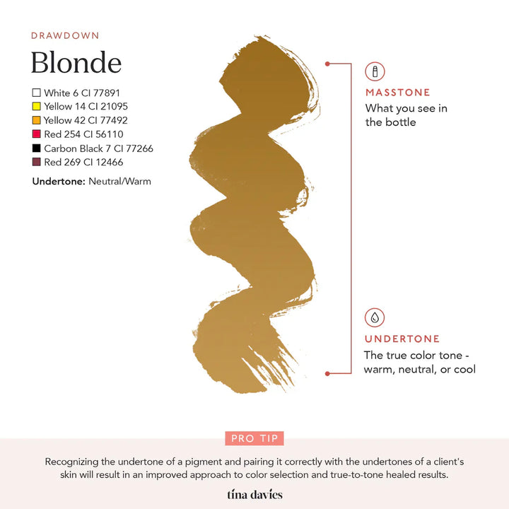Perma Blend x Tina Davies — Blonde Brow Pigment