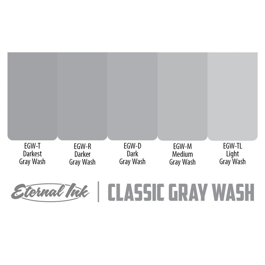 Eternal Gray Wash Colors Set