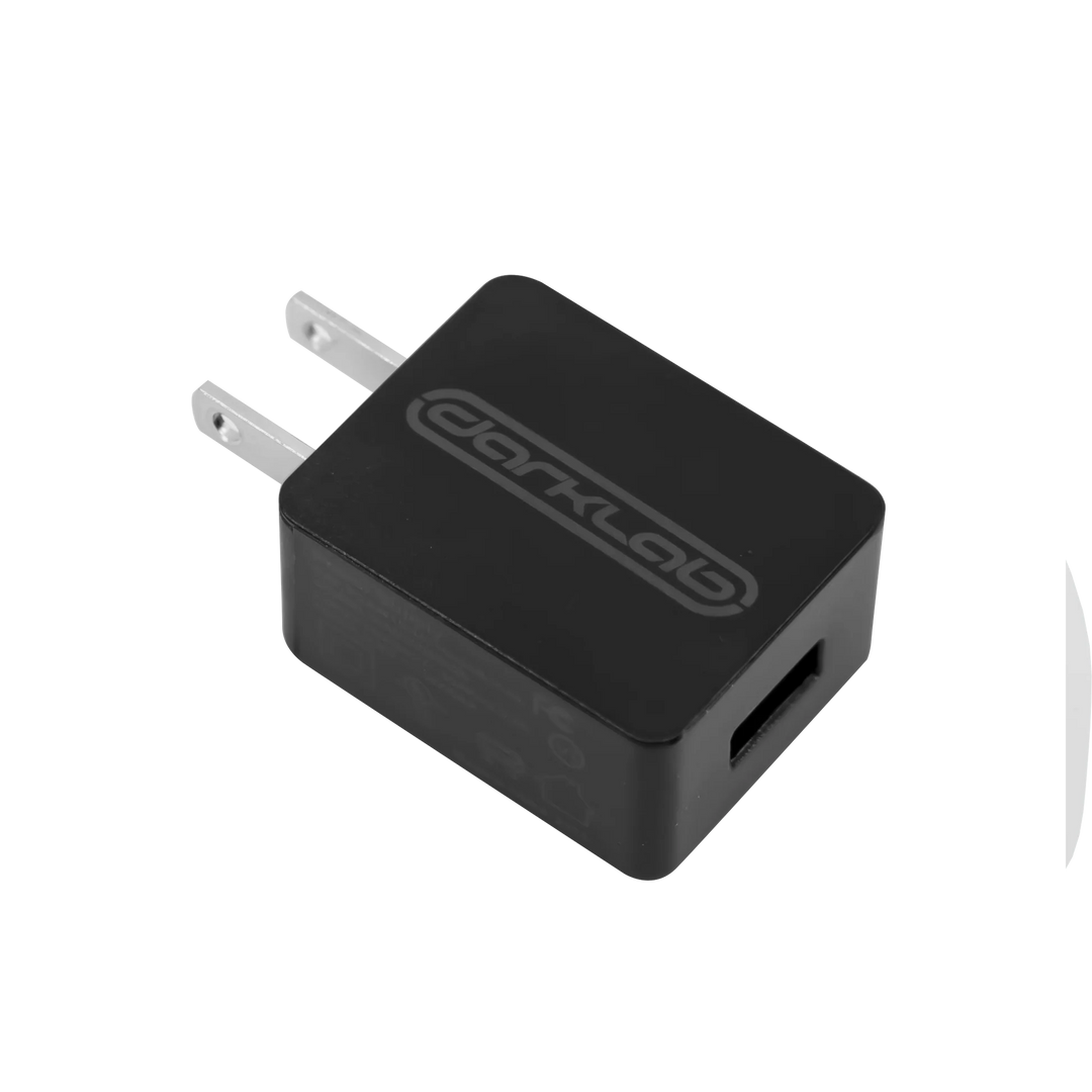 A charging block for a black 3-foot USB-C cable. Compatible with all devices and power packs for fast charging and prolonged battery life.