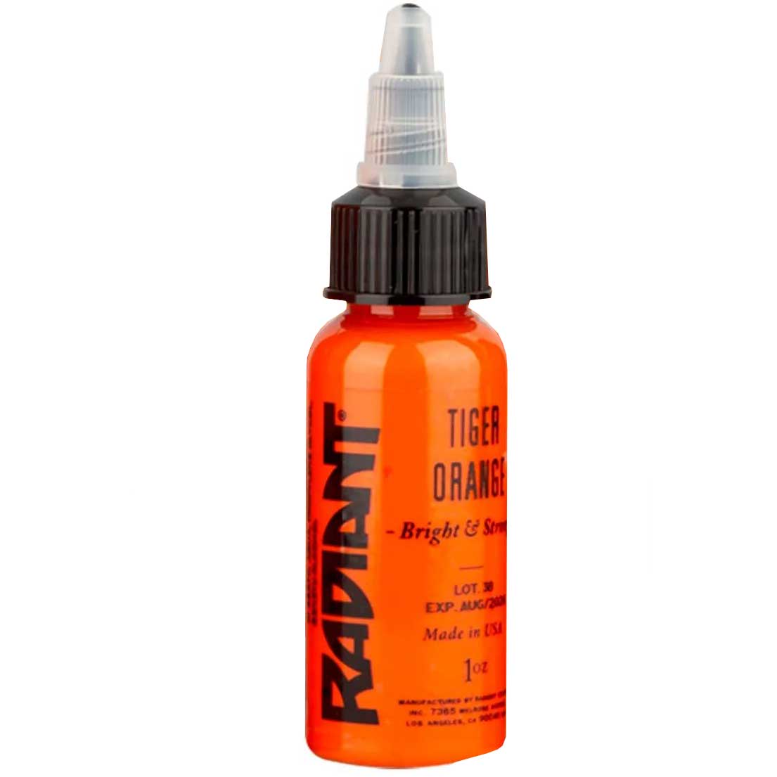 Trecoder Ink Orange Radiant Tiger Orange Tattoo Ink – Maple Tattoo Supply