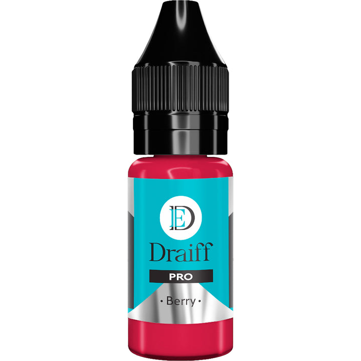 Draiff Pro for Lips Berry - Permanent Makeup Pigments 10ml bottle.