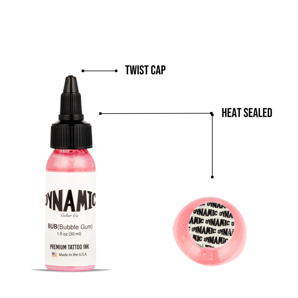Pink Ink Application Dynamic Bubble Gum Pink Tattoo Ink | Canada – Maple Tattoo Supply