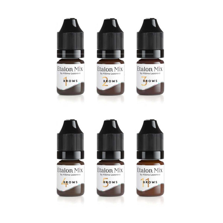 Etalon Mix Sourcils Lot de 5 Pigments Hybrid Line