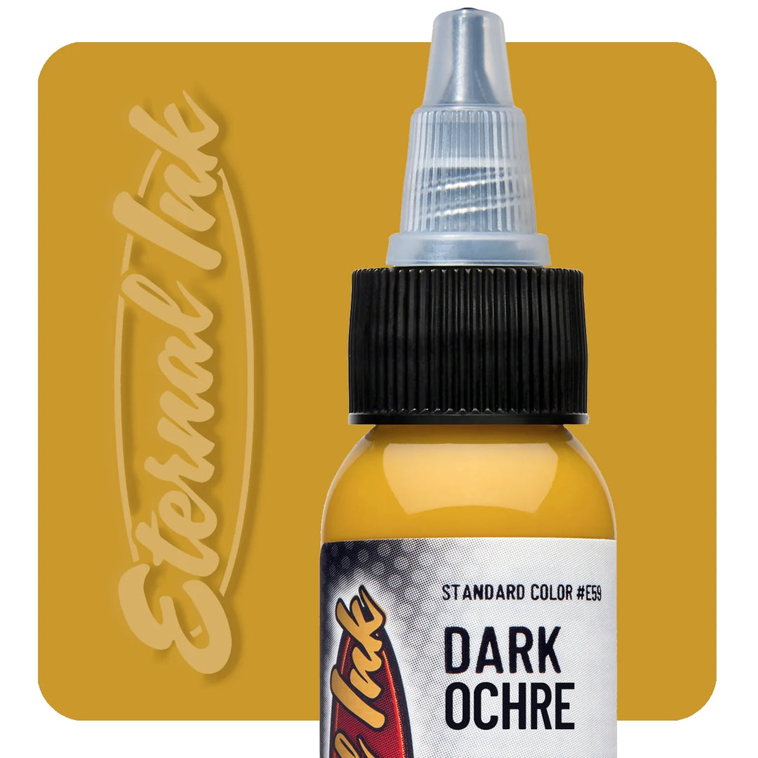 Eternal Ink Dark Ochre 1oz - Maple Tattoo Supply