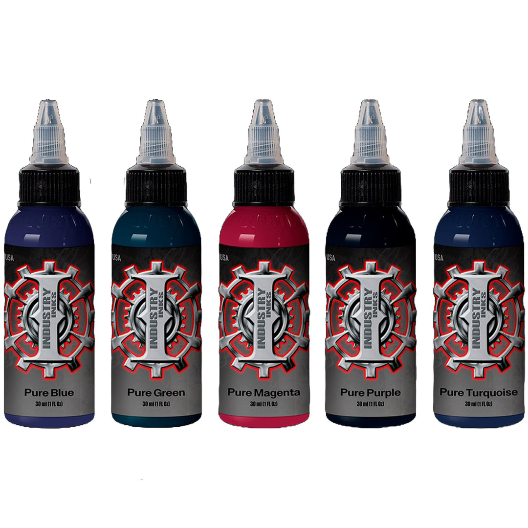 Acque Inks Industry Inks Concentrate Set Tattoo Ink – Maple Tattoo Supply