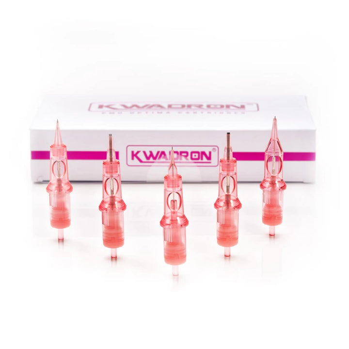 Kwadron Optima PMU Cartridge 30/3RSLT: Permanent makeup needles for precise eyeliner procedures.