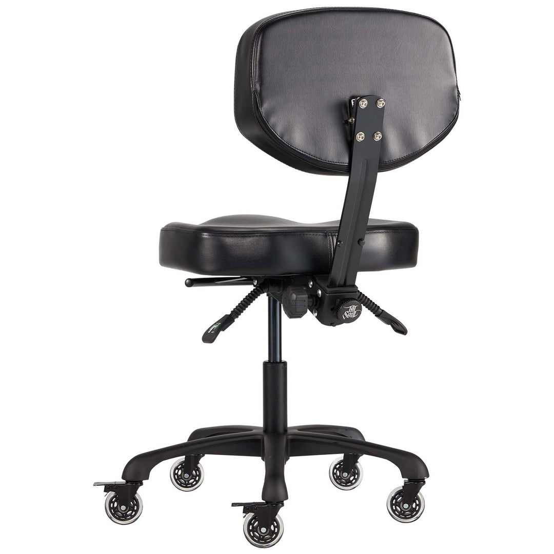 TATSoul Oros Artist Chair - Rear View Full Front Bar Adjustment