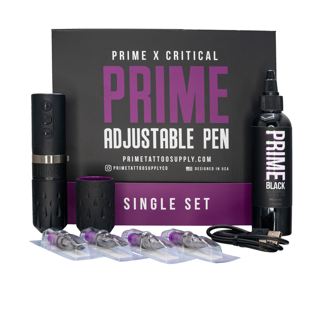 Pre Order Prime Adjustable Stroke Wireless Tattoo Machine Pen