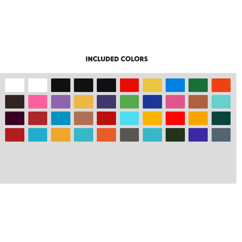 Radiant 40 Color Set – Maple Tattoo Supply