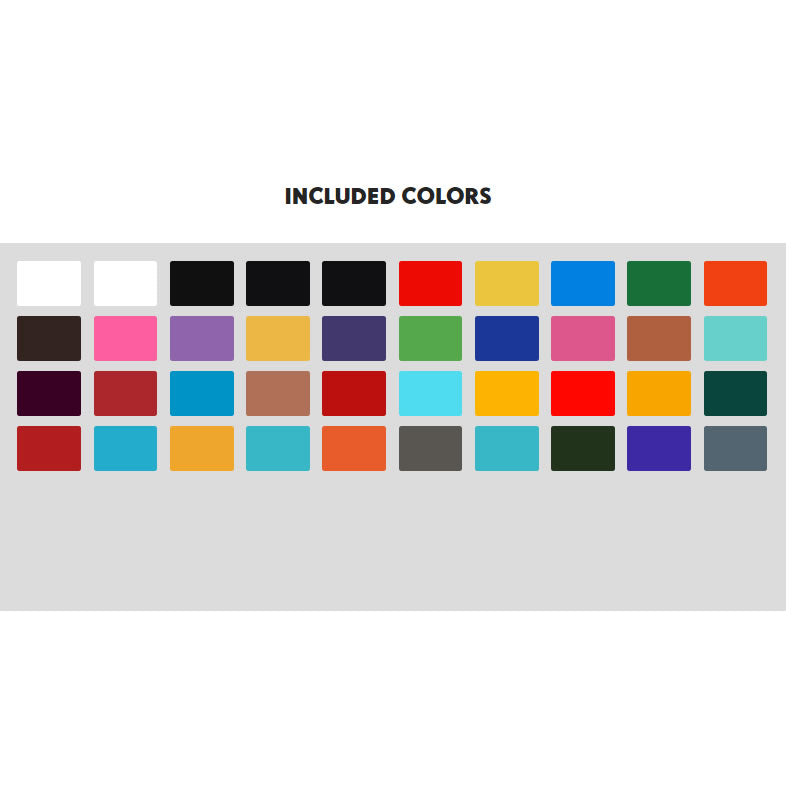 Strahlendes 40-Farben-Set