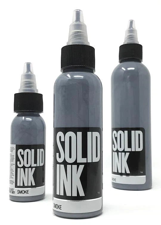 Solid Ink Smoke Tattoo Ink 1oz bottle