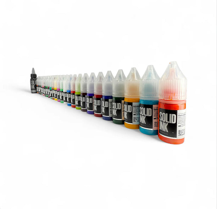 Solid Ink Travel Set x 25 NEW Anti-Leak Bottles