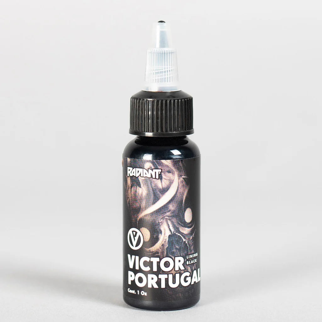 Radiant Victor Portugal Greywash Lining Black Tattoo Ink