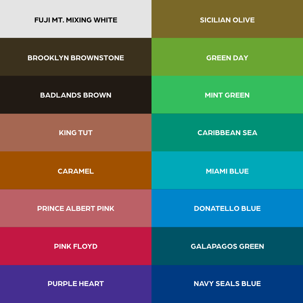 World Famous 16 Color  Set #1