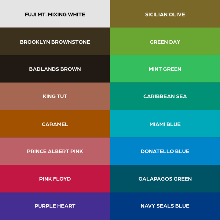 World Famous 16 Color  Set #1