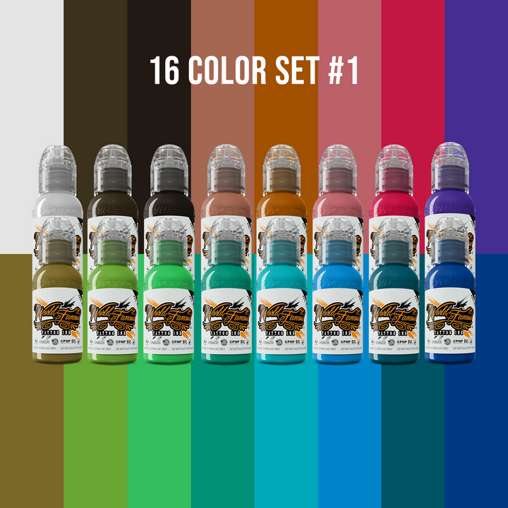 World Famous 16 Color  Set #1