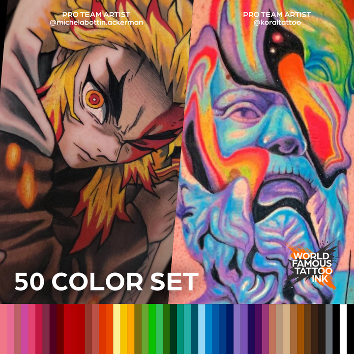 World Famous 50 Color Ink Set