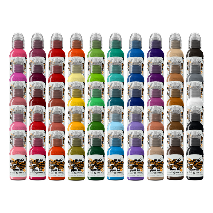 World Famous 50 Color Ink Set