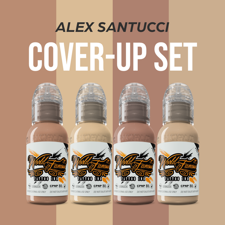 World Famous 4 Color Alex Santucci Cover-Up Set
