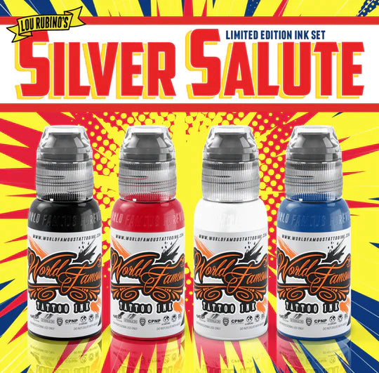 Clearance of World Famous Lou Rubino's Silver Salute Ink Set