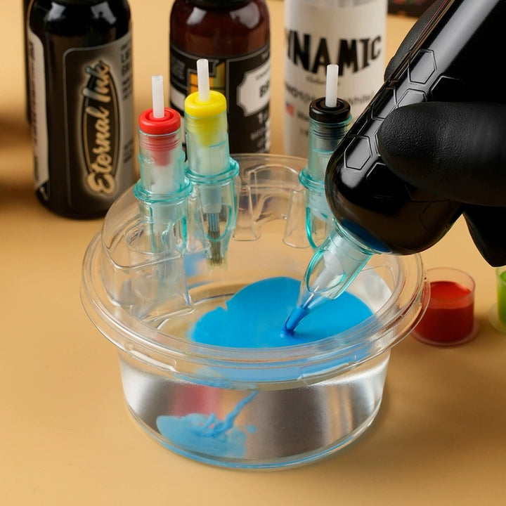 Disposable Tattoo Ink Tray with Holder