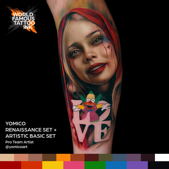 World Famous 8 Color Yomico Artistic Basic Ink Set