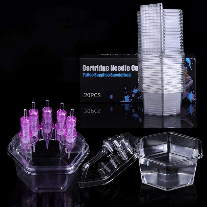 Disposable Tattoo Ink Tray with Holder