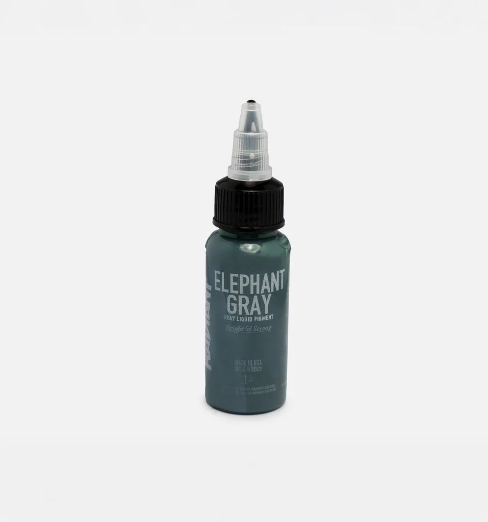 Radiant Elephant Gray Tattoo Ink 1oz bottle