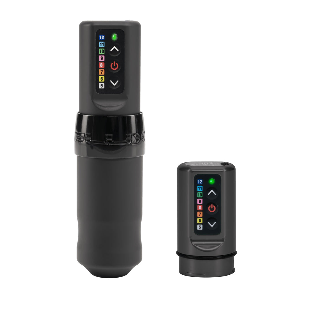 Fk Irons Spektra Flux Special Edition Black Ops with 2 PowerBolt Wireless Tattoo Machine