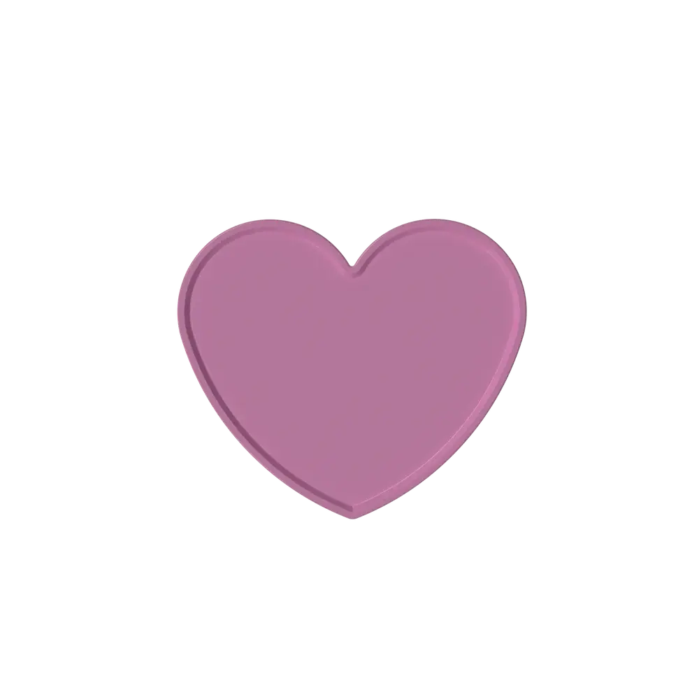 Ghost Heart Tray Top