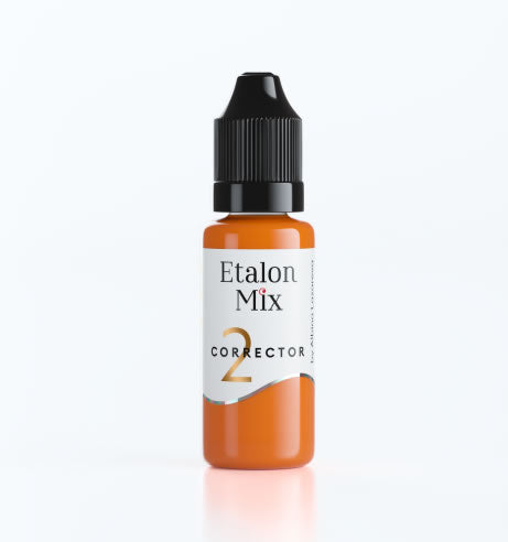 etalon mix orange corrector N2 pmu permanent makeup ink