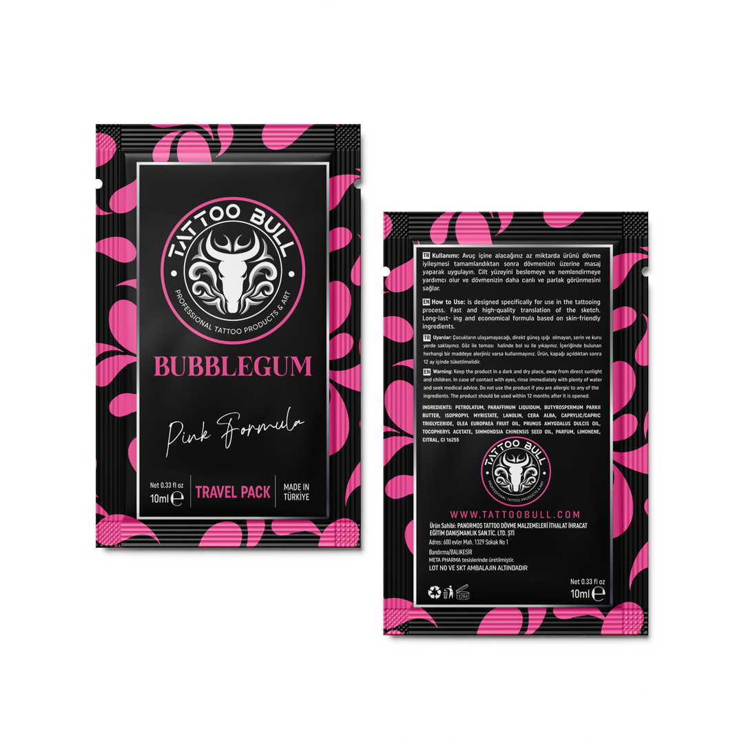 Pommade et soins de tatouage Bull Bubble Gum, étui de 60