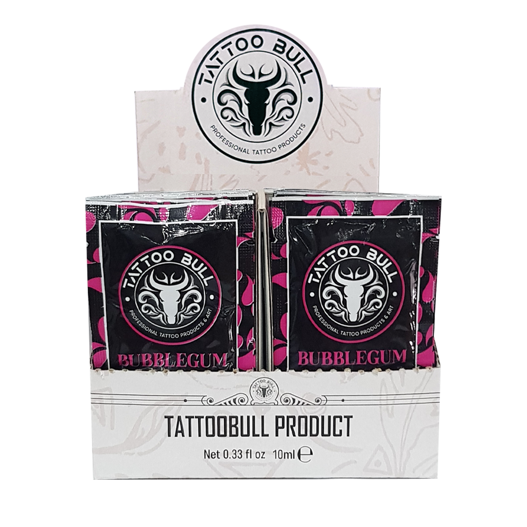 Bull Bubble Gum Tattoo Ointment and Aftercare Case of 60