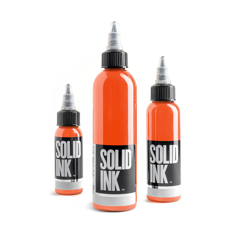 Solid Ink Orange Tattoo Ink