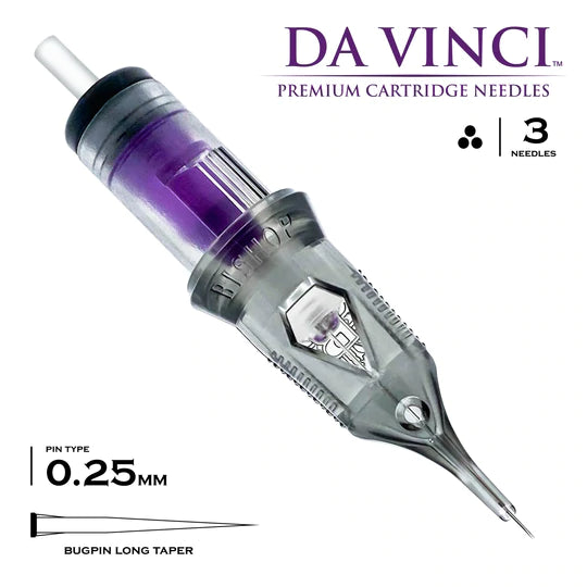 Da Vinci v2 Round Liner Cartridges - Maple Tattoo Supply