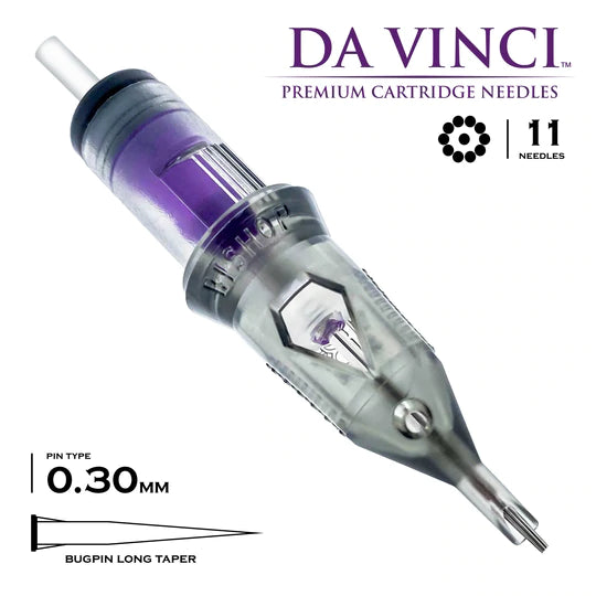 Da Vinci v2 Round Liner Cartridges - Maple Tattoo Supply