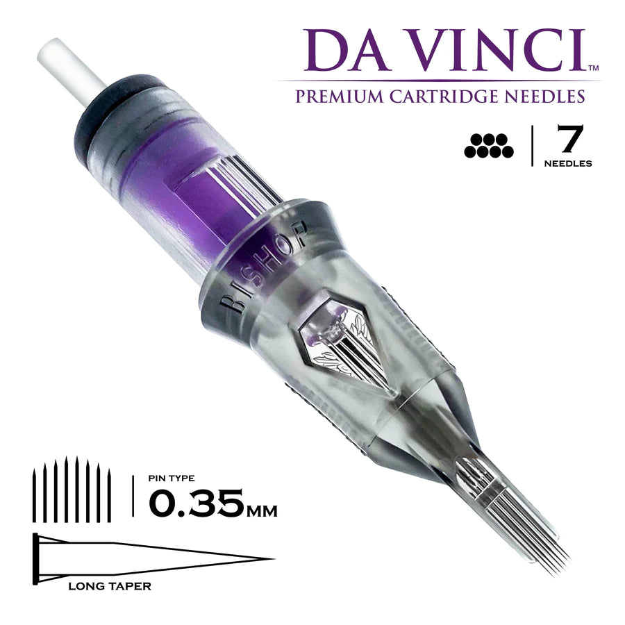 Da Vinci v2 Curved Magnum Cartridges - Maple Tattoo Supply